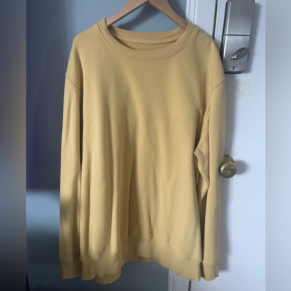Yellow crewneck
